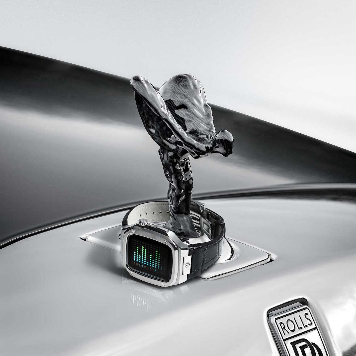 Apple Watch Case - CL45 - SILVER / Black