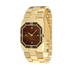 Octagonal Enamel Diamond Watch - Woodland Evening