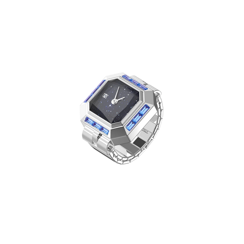 Sofia Prism Cocktail Watch Ring - Starry Night