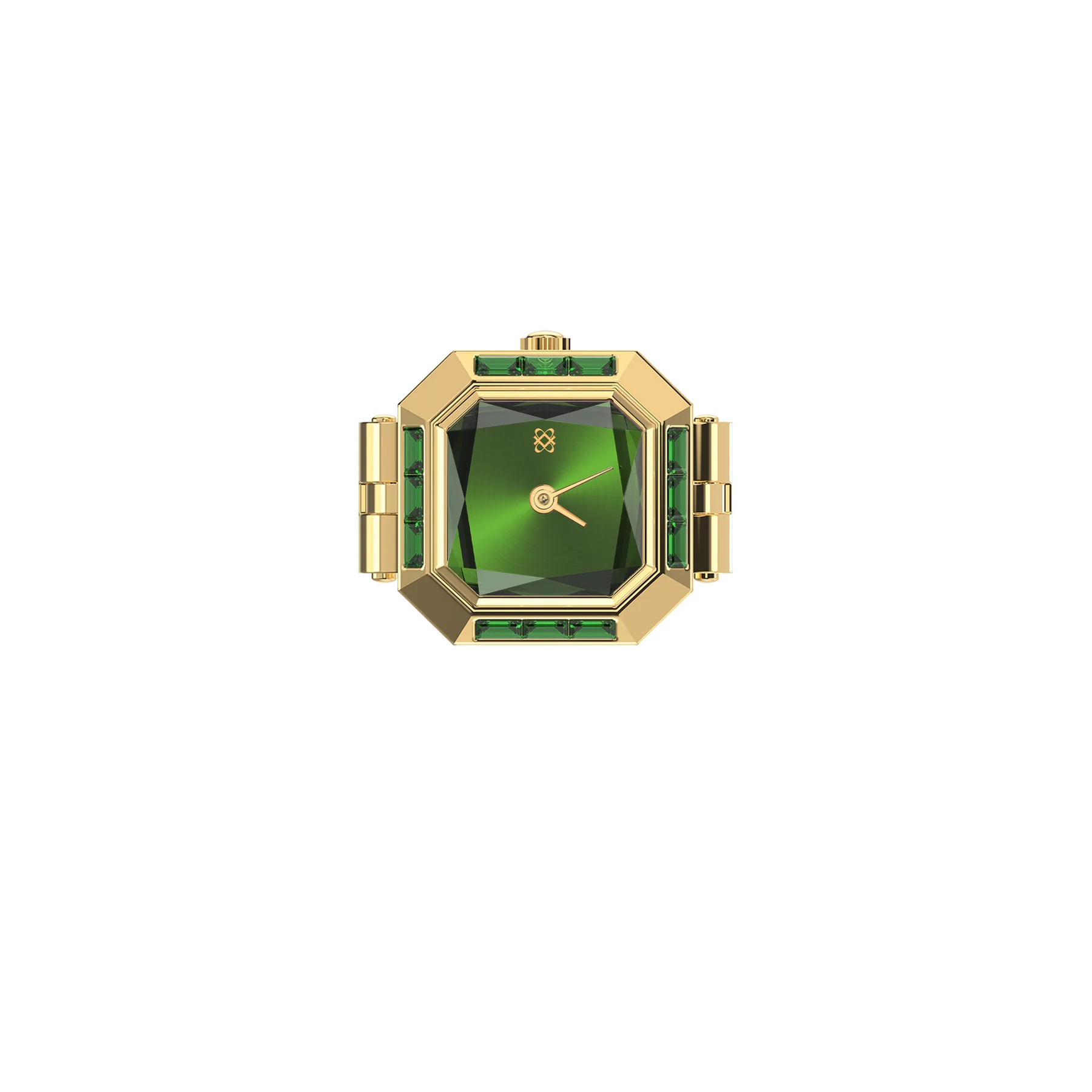 Sofia Prism Cocktail Watch Ring - Tequila Martini