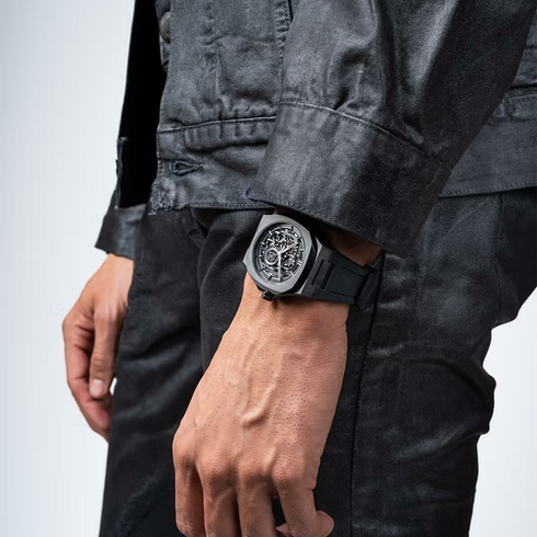 SKELETON RUBBER - Jet Black