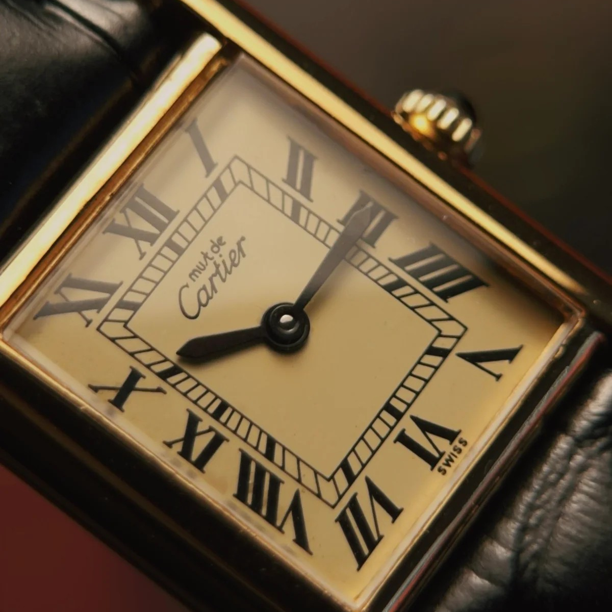 Cartier Must Tank Velmaile SM 1980s