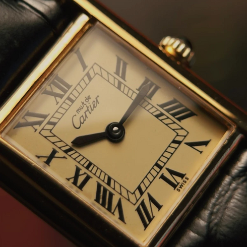 Cartier Must Tank Velmaile SM 1980s