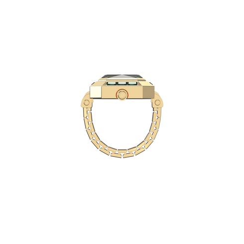 Sofia Prism Cocktail Watch Ring - Tequila Martini