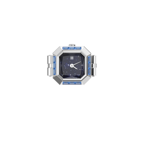 Sofia Prism Cocktail Watch Ring - Starry Night