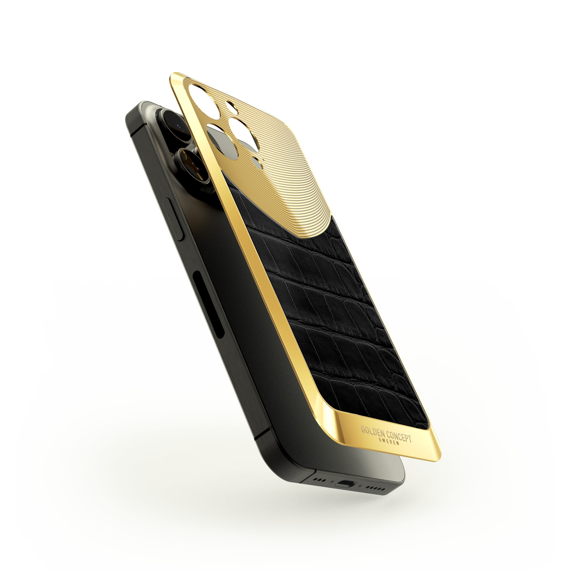 iPhone Case / RST16 - Magnetic Shield Alligator Edition - Black