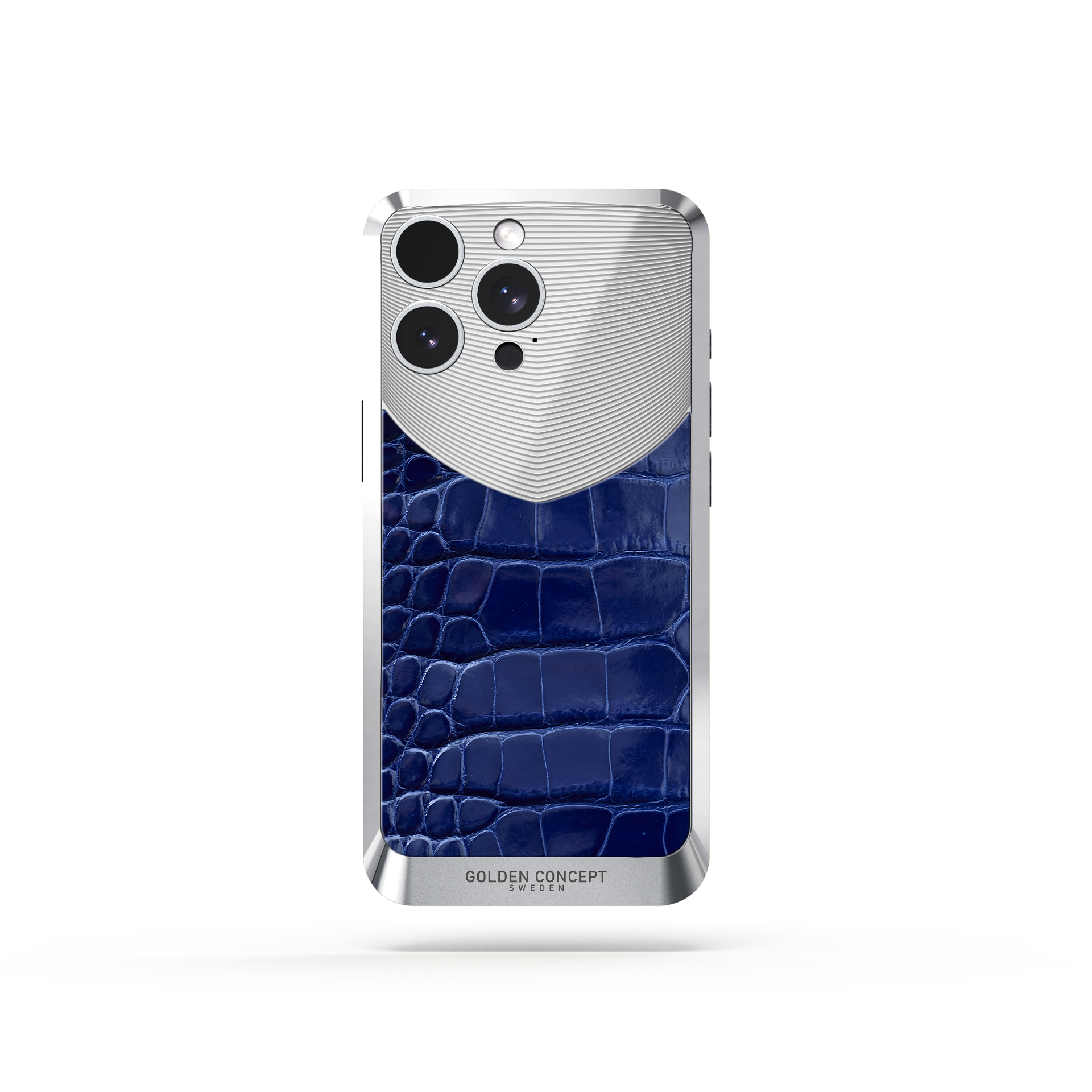 iPhone Case / RST16 - Magnetic Shield Alligator Edition - Glossy Blue