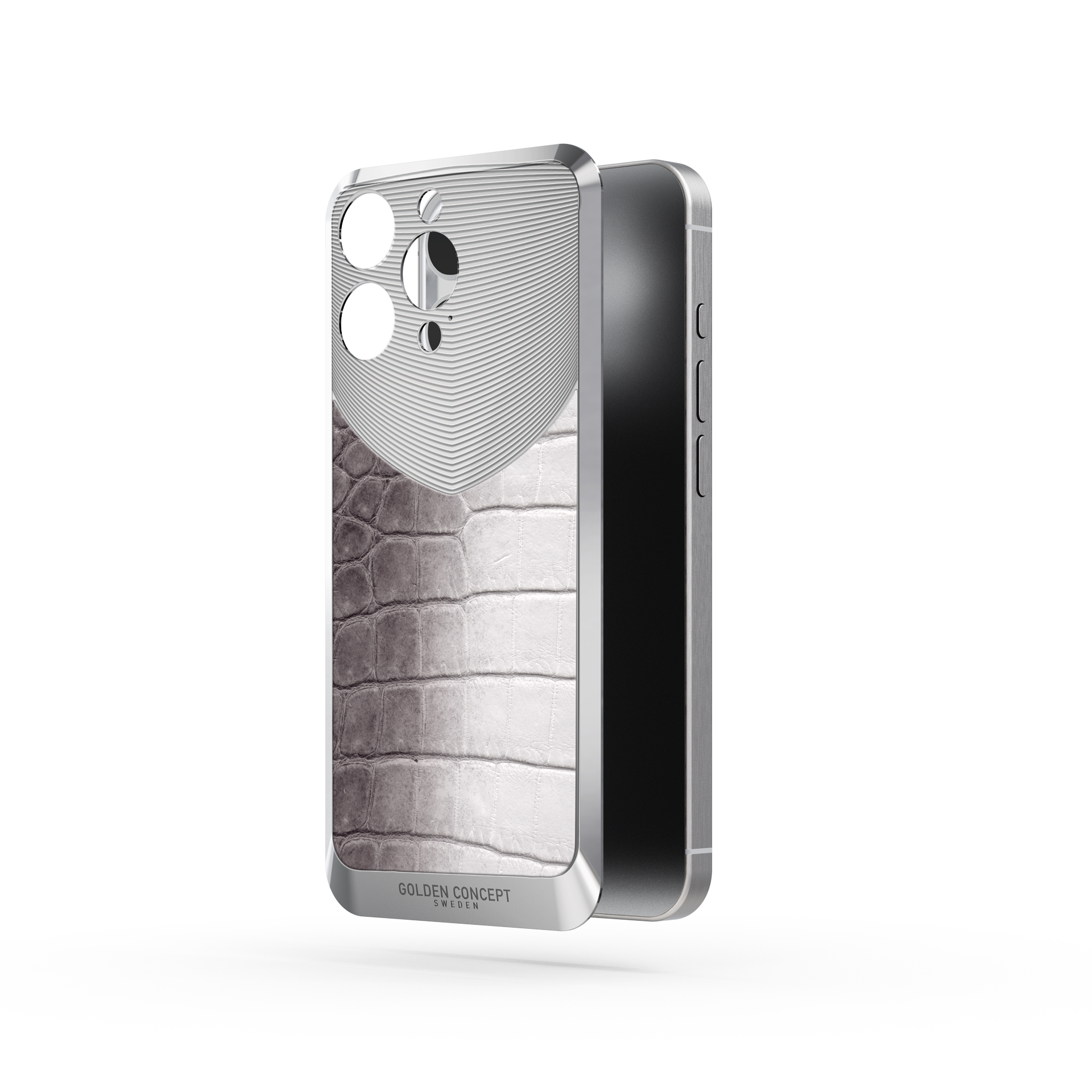 iPhone Case / RST16 - Magnetic Shield Crocodile Edition - Himalaya