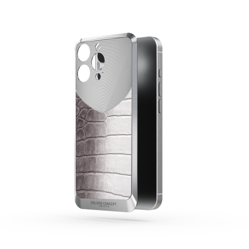 iPhone Case / RST16 - Magnetic Shield Crocodile Edition - Himalaya