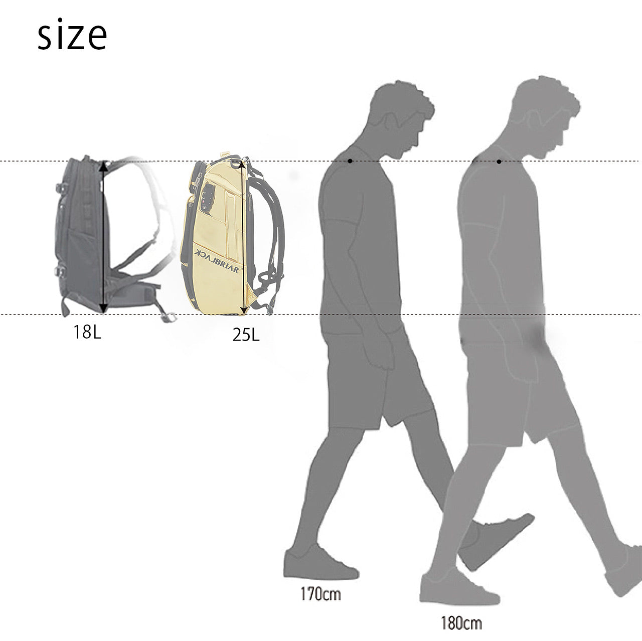 25L Extreme Urban Backpack - Gold