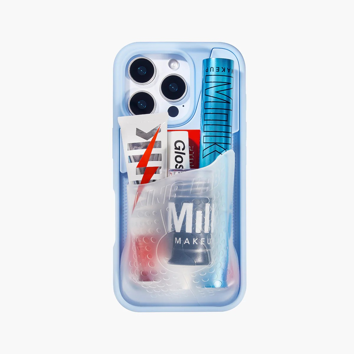 Flex Pouch™ Phone Case - BABY BLUE/CLEAR