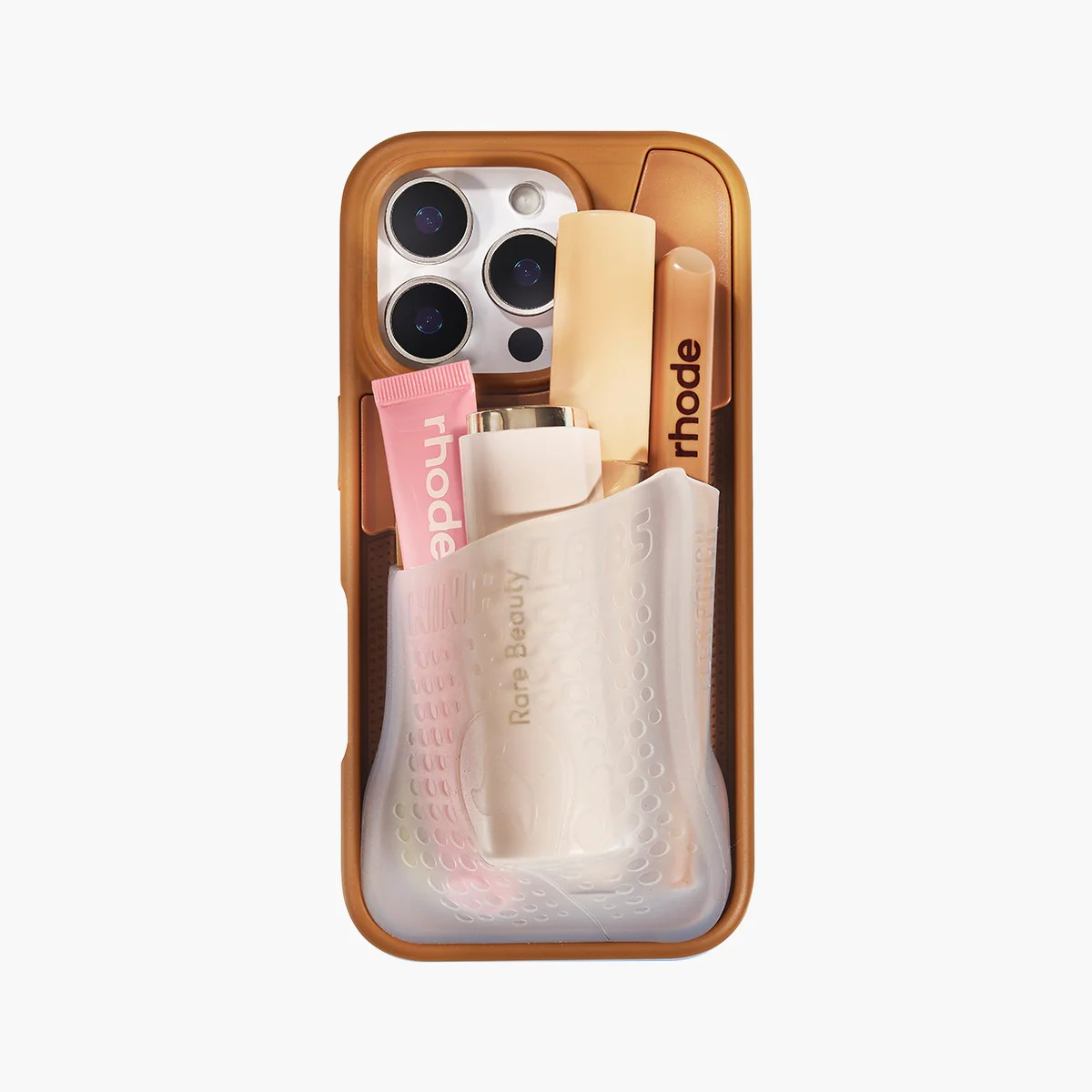 Flex Pouch™ Phone Case - MOCHA/CLEAR