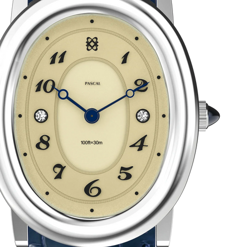 Oval Bubble Diamond Watch - Abysmal Sea