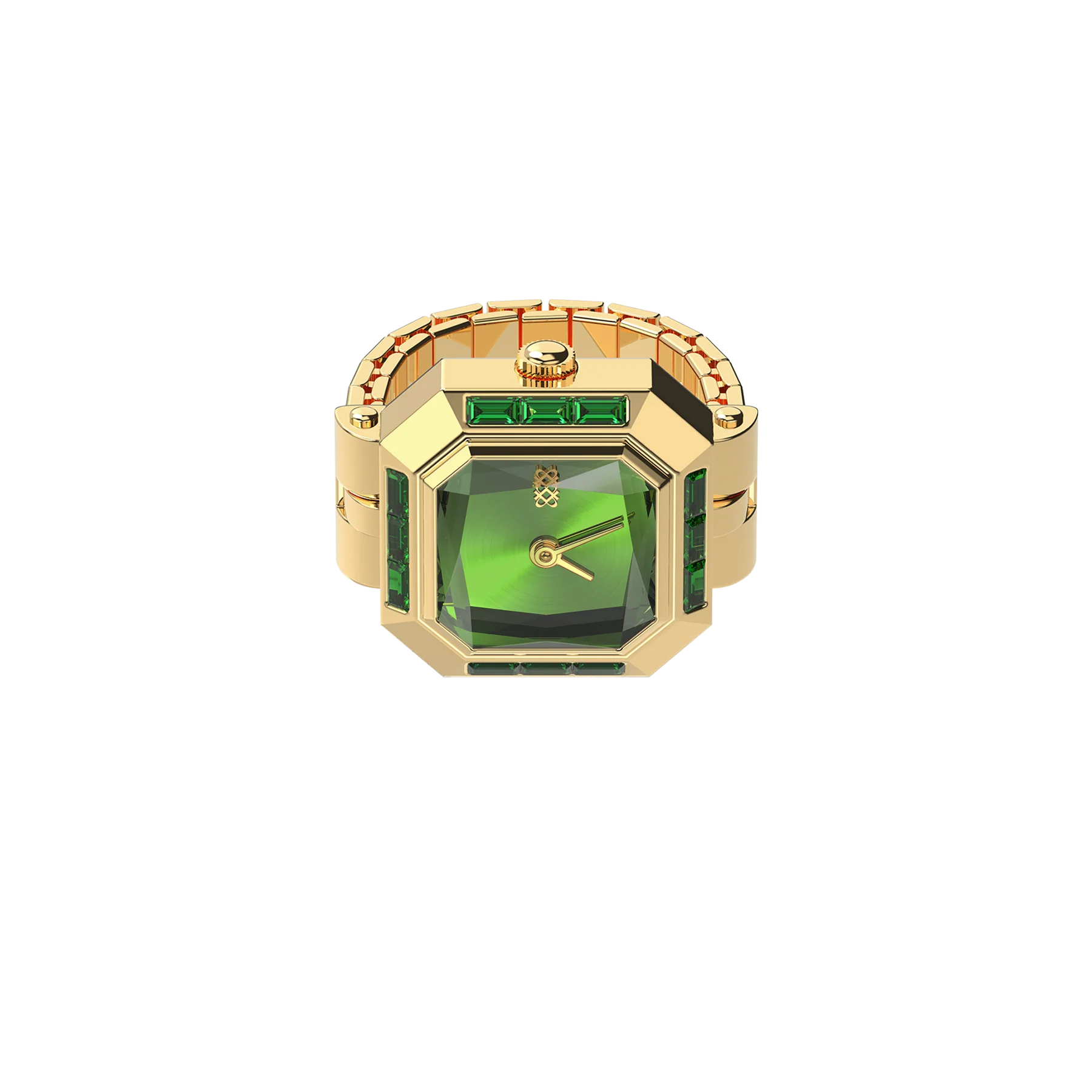 Sofia Prism Cocktail Watch Ring - Tequila Martini