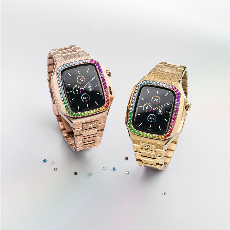 Apple Watch Case - EVF - RAINBOW Rose Gold