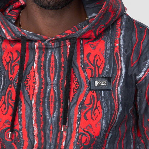 COOGI - CLASSIC RED-BLACK HOODY, LTD ED