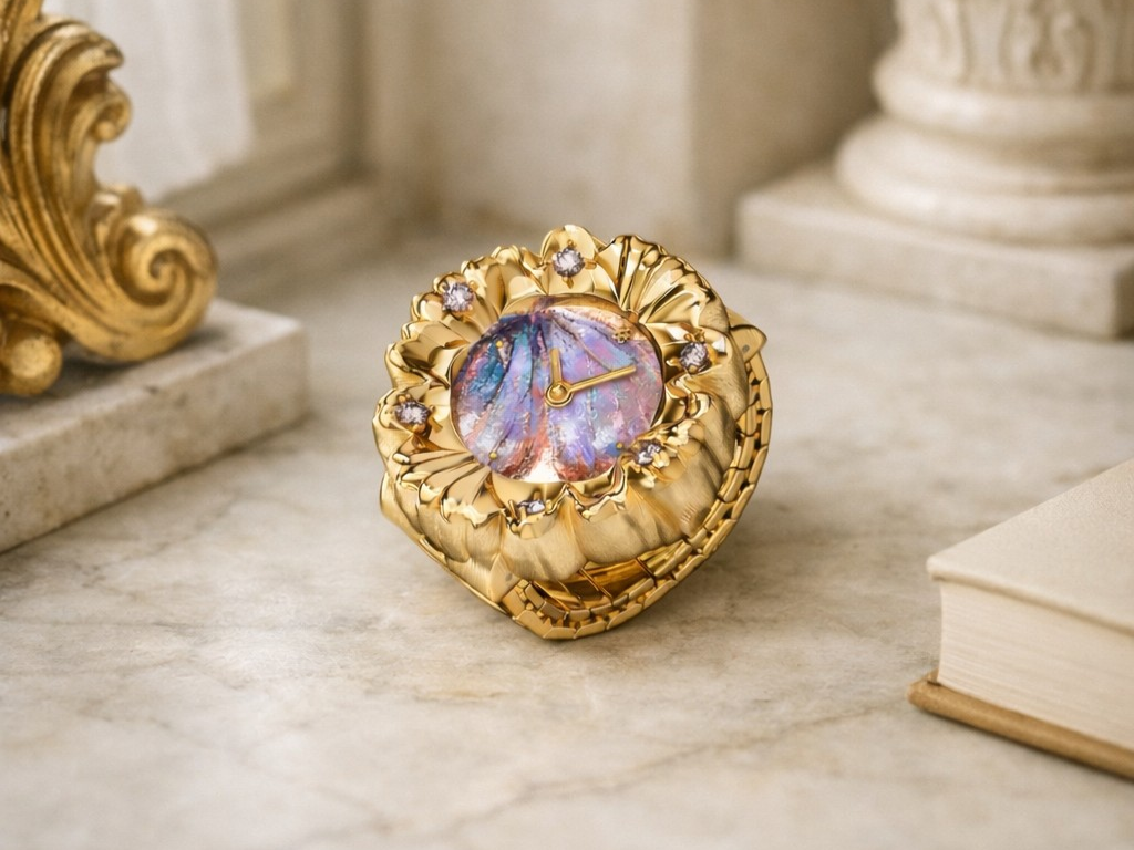 アメリカ発のジュエリーブランド「PASCAL（パスカル）」から、バロック建築の装飾美に着想を得たリング型時計「Baroque Watch Ring」が登場。