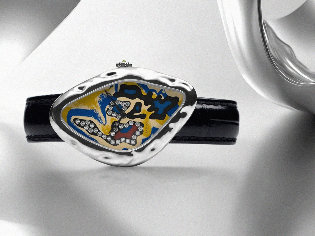 アメリカ発のジュエリーブランド「PASCAL（パスカル）」の「Paradoxe Diamond Watch」より、ジャン＝ミシェル・バスキアにオマージュを捧げる「ARTIST001」が登場。