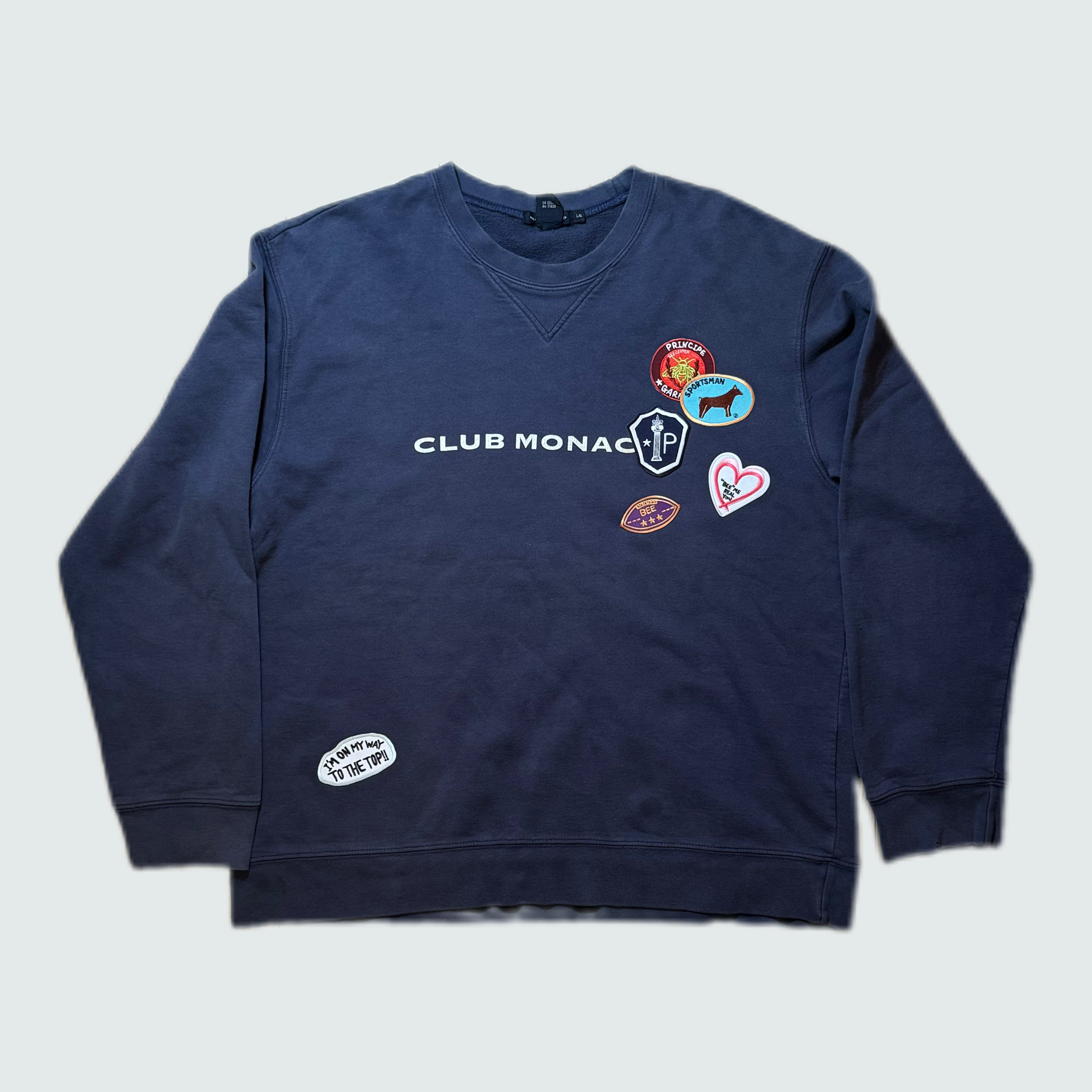 [Vintage] sweat shirts “CLUB MONACO” (L)