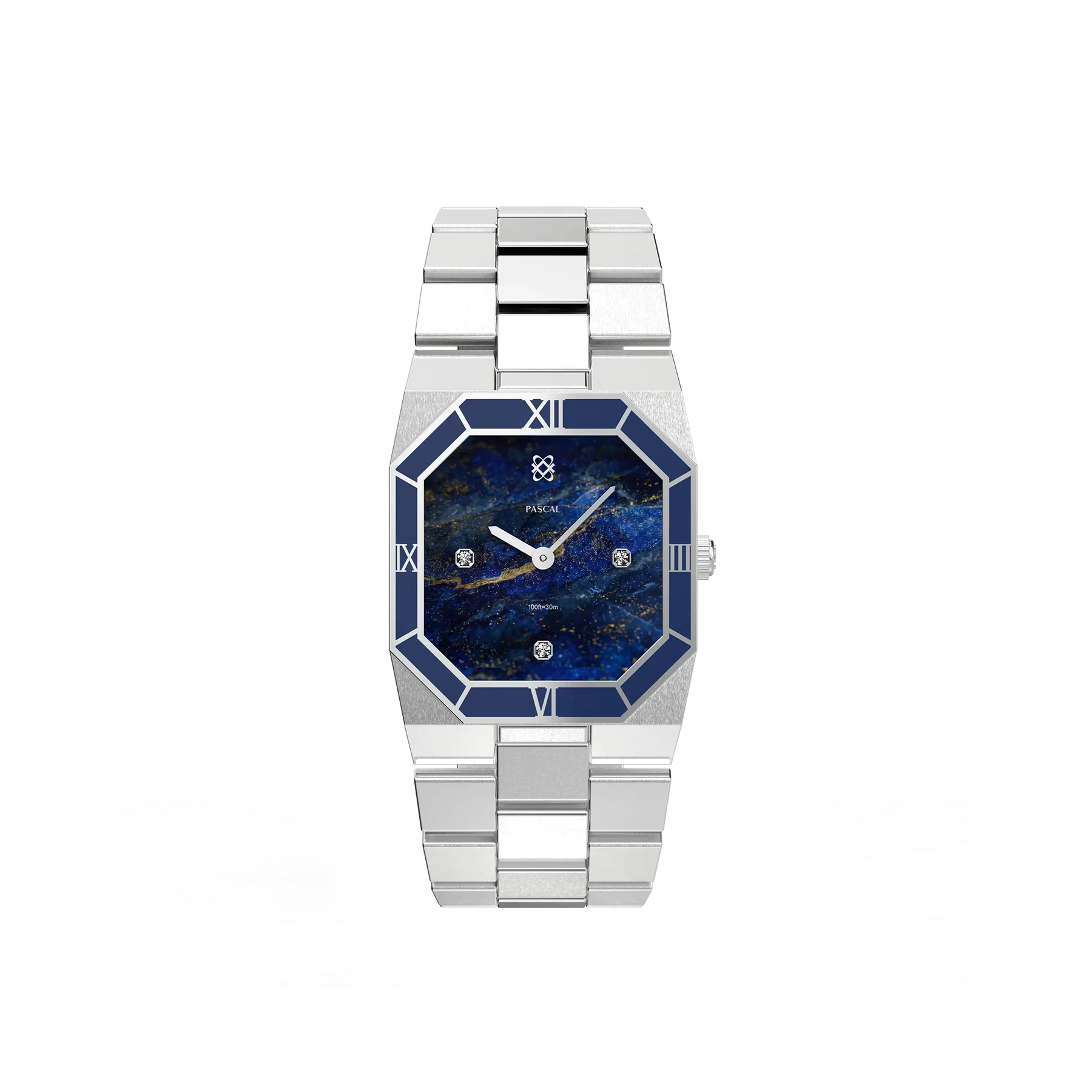 Octagonal Enamel Diamond Watch - Galactic Quest