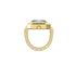 Sofia Prism Cocktail Watch Ring - Tiger Eye