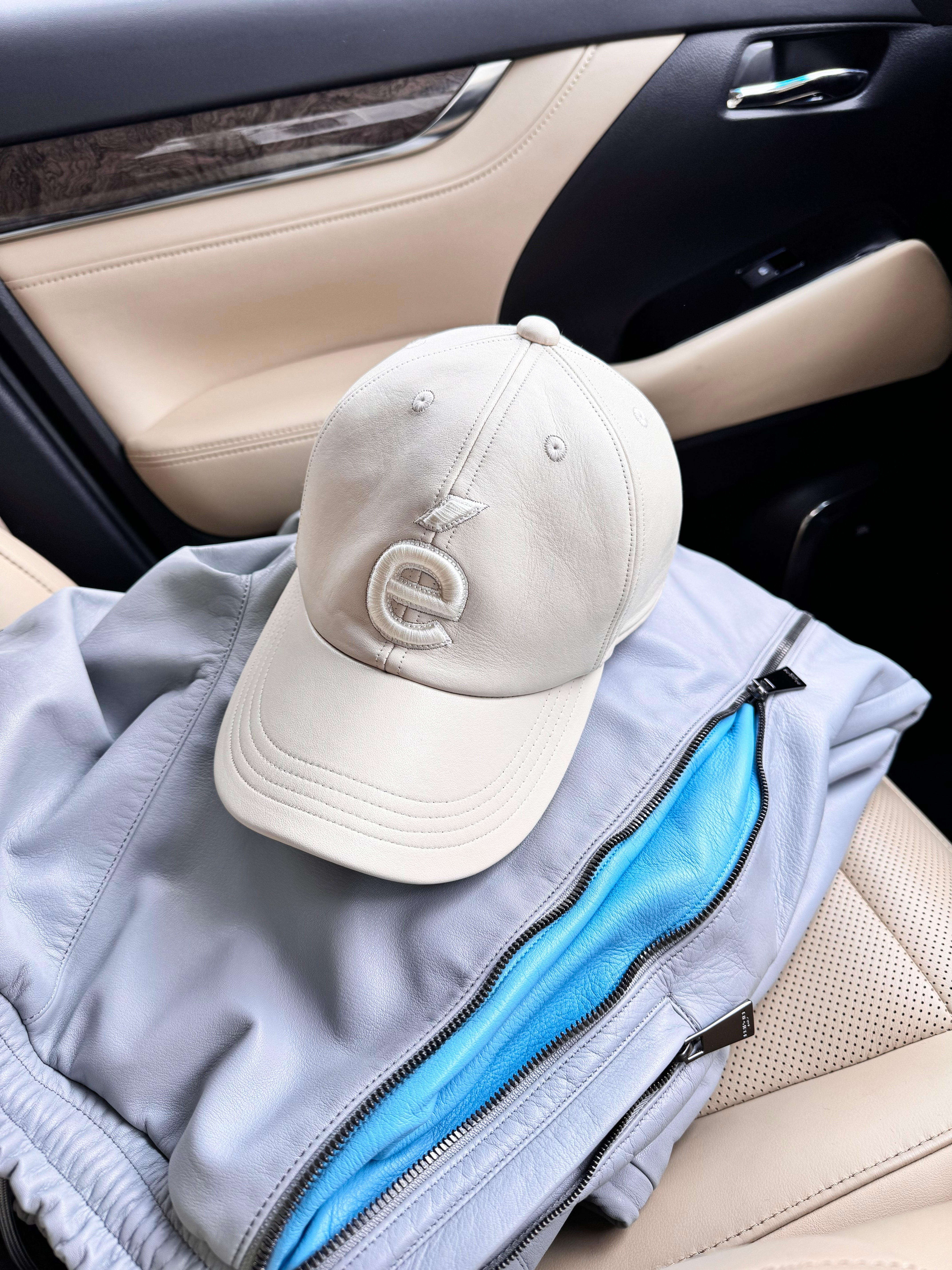 ICON Leather Cap - BEIGE