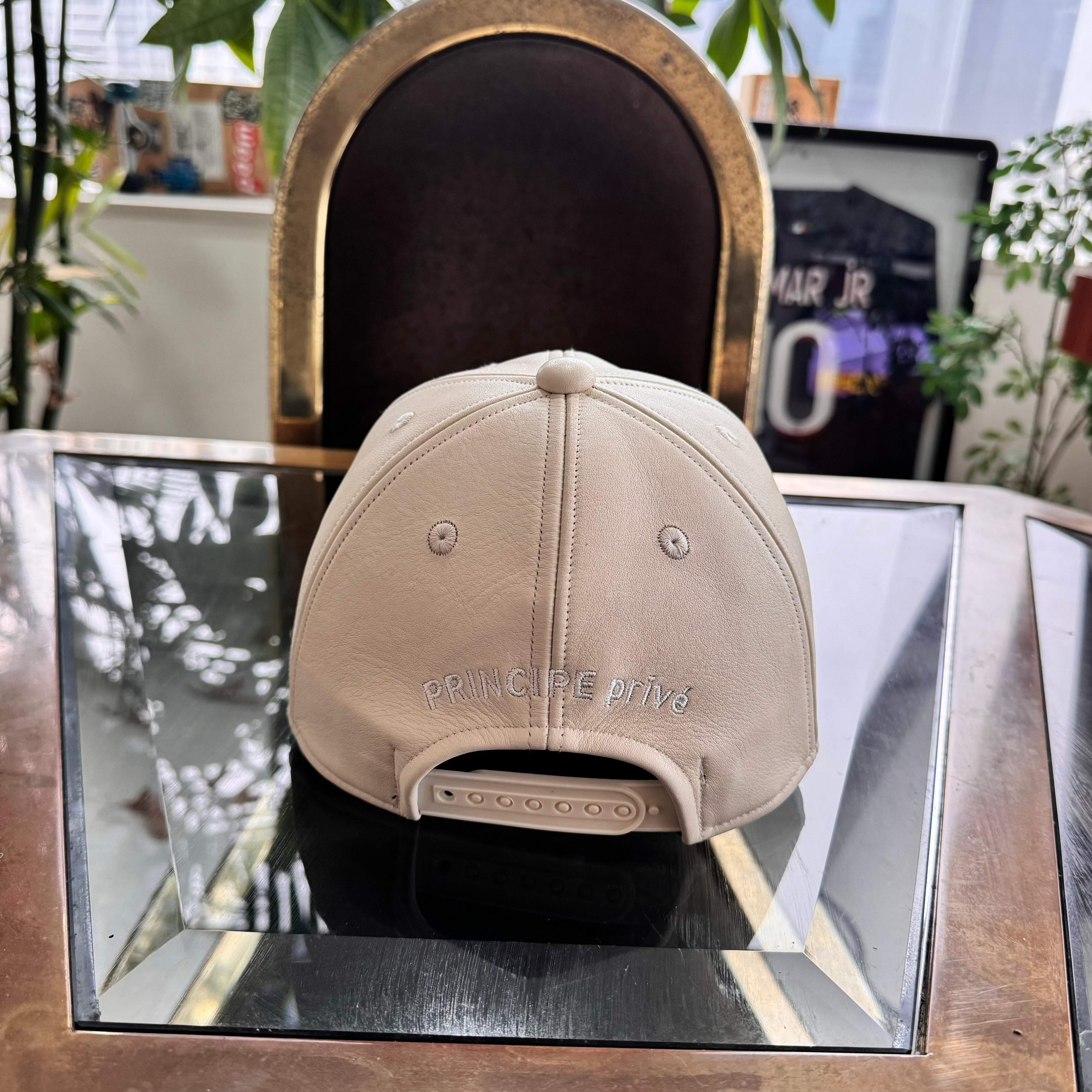 ICON Leather Cap - BEIGE