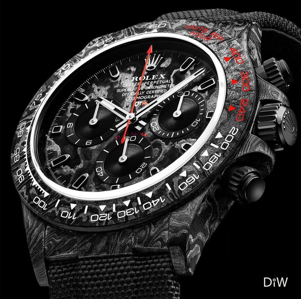 CARBON ROLEX DAYTONA All Black Carbon
