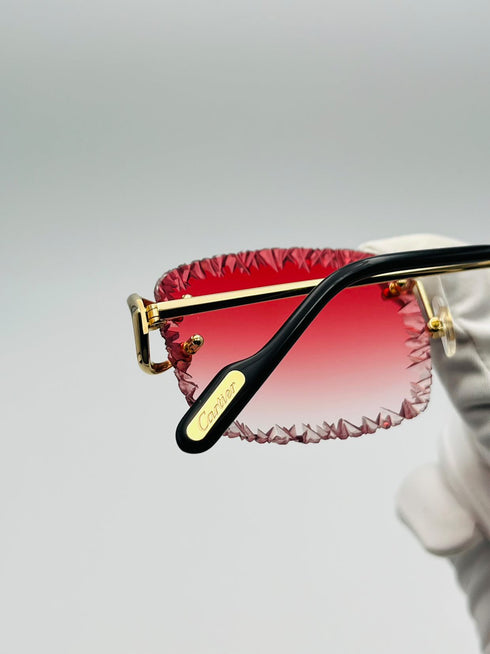 Cartier Signature C - Diamond Facet Cut - Red