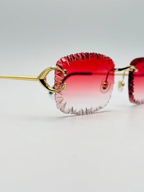 Cartier Signature C - Diamond Facet Cut - Red