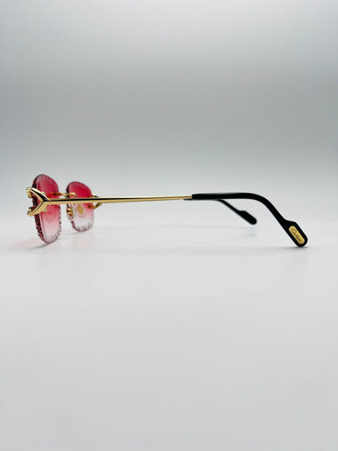 Cartier Signature C - Diamond Facet Cut - Red