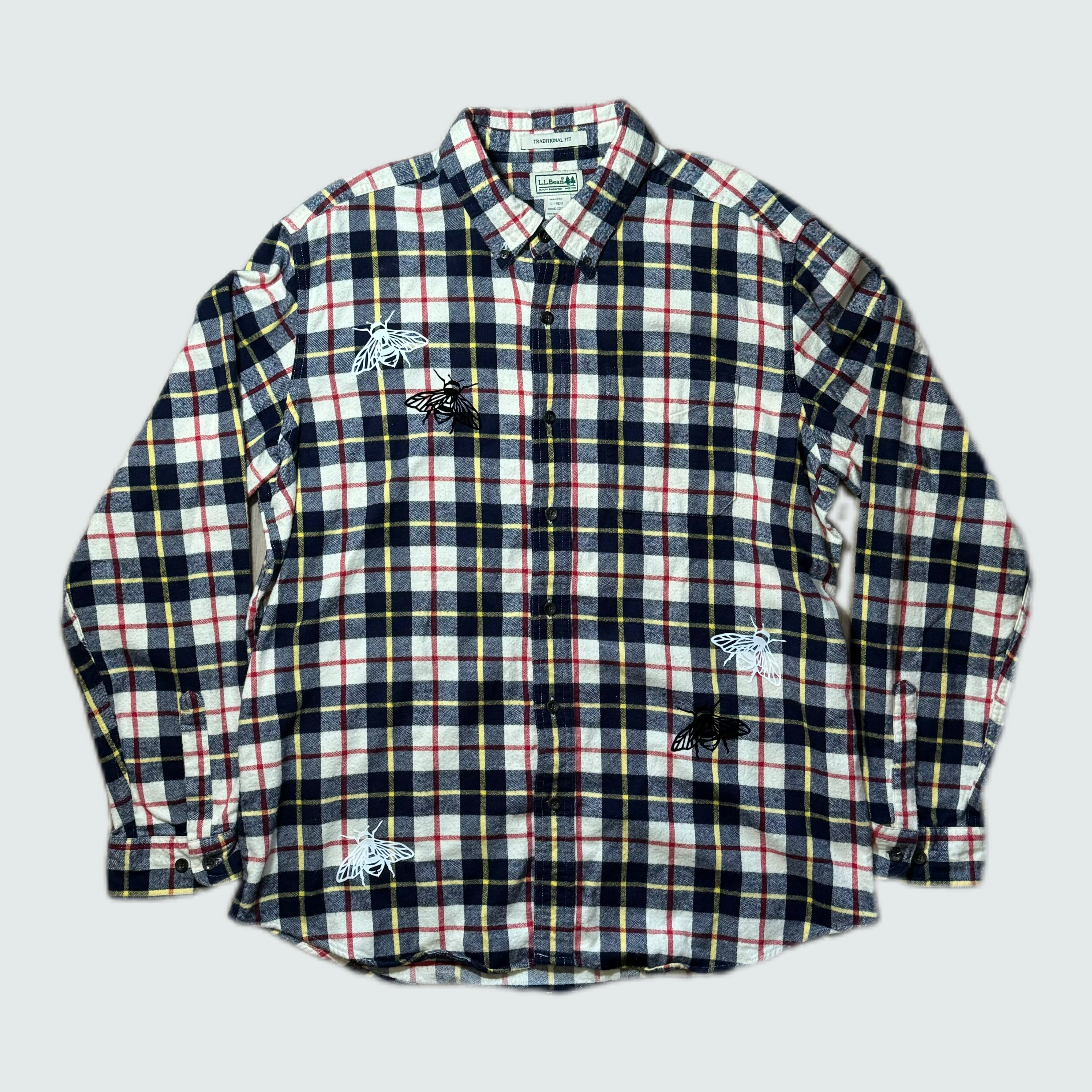 Vintage Plaid Shirt “LL Bean” (L)