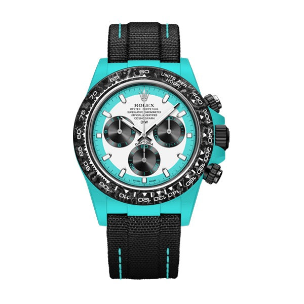 CARBON ROLEX DAYTONA CELESTE INVERT