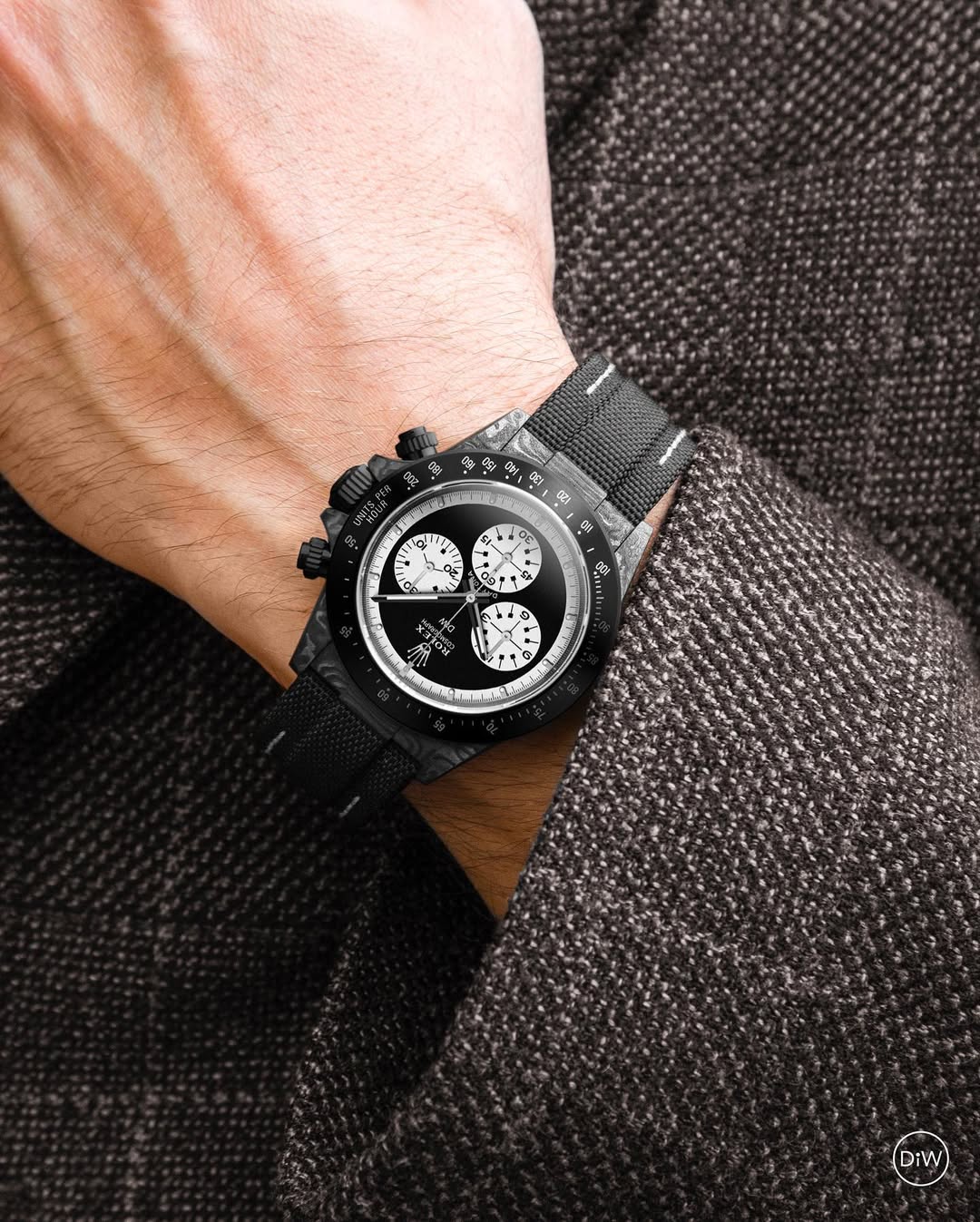 CARBON ROLEX DAYTONA All Black Carbon