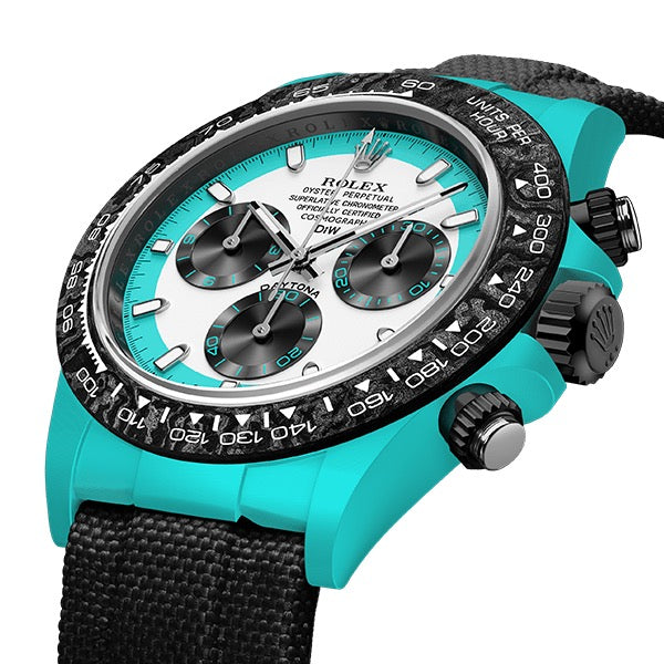 CARBON ROLEX DAYTONA CELESTE INVERT