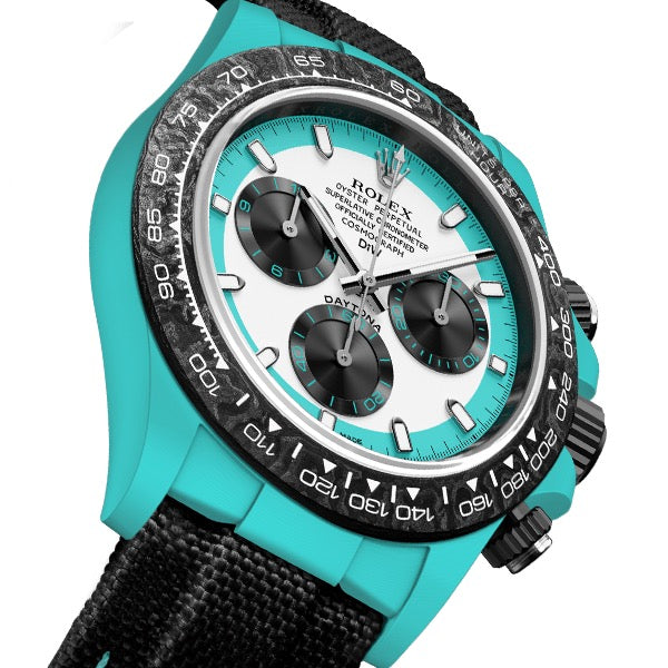 CARBON ROLEX DAYTONA CELESTE INVERT