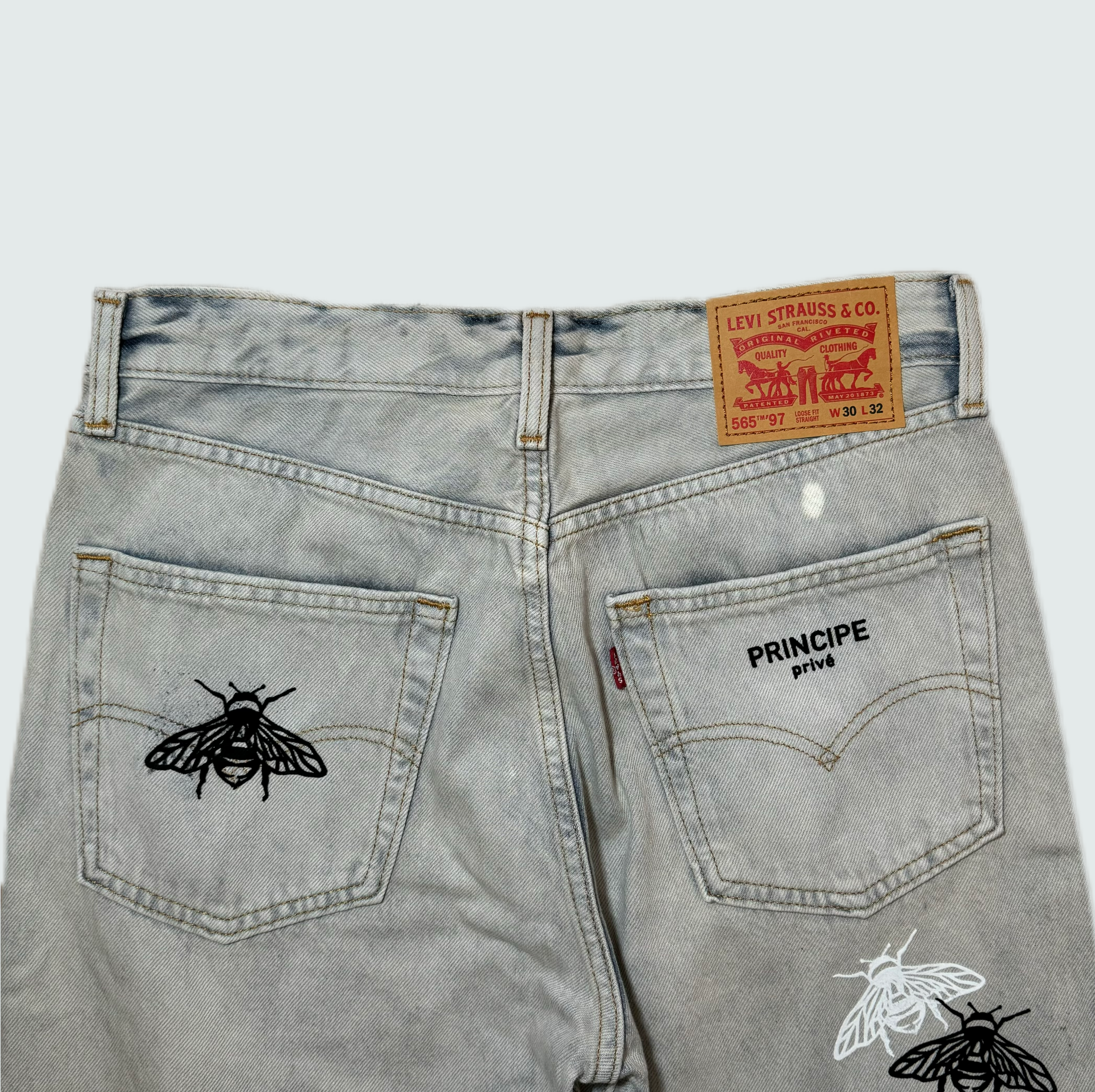 LEVI'S 565  ”Black/White” (32)