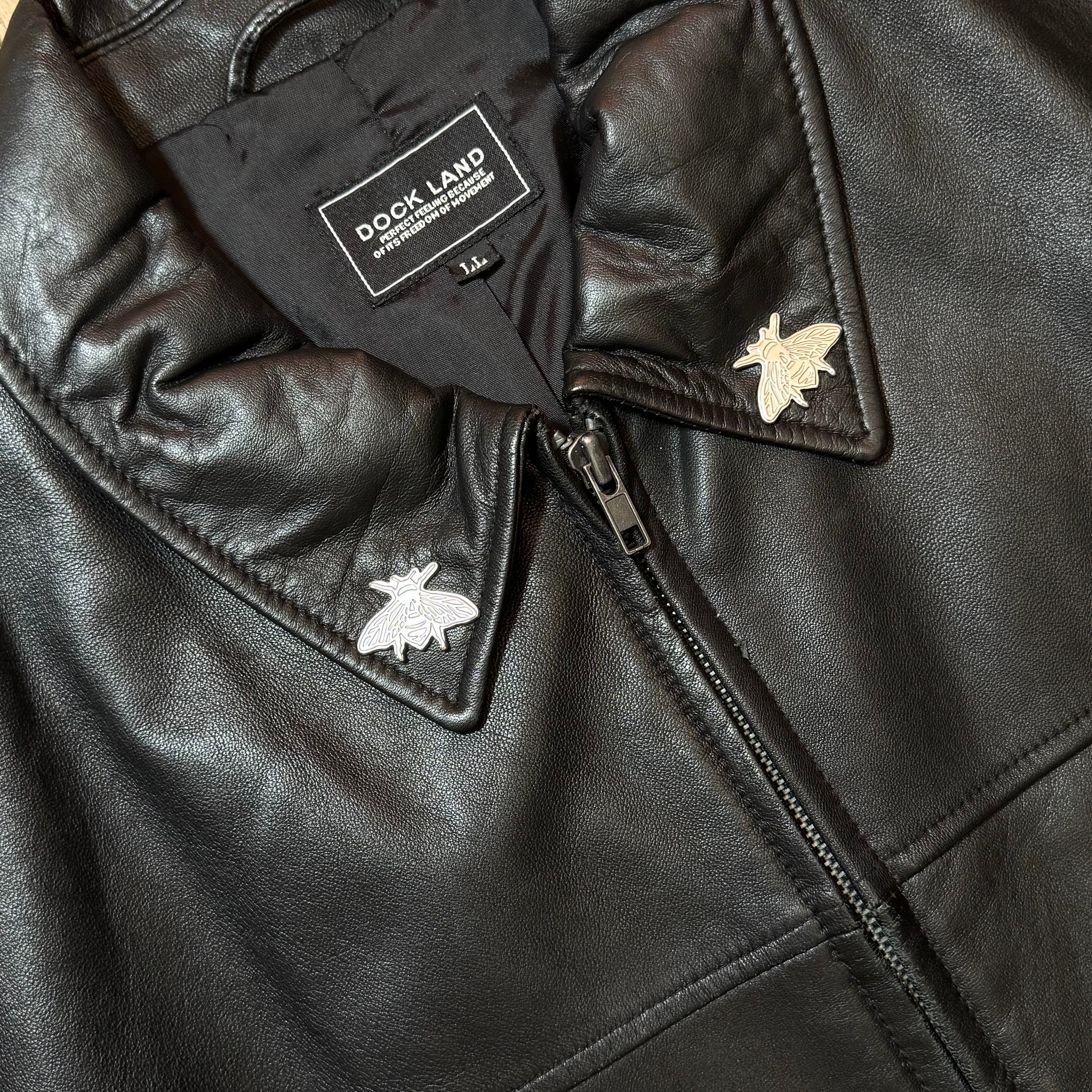 [VINTAGE] LEATHER JACKET “DOCK LAND” (LL)