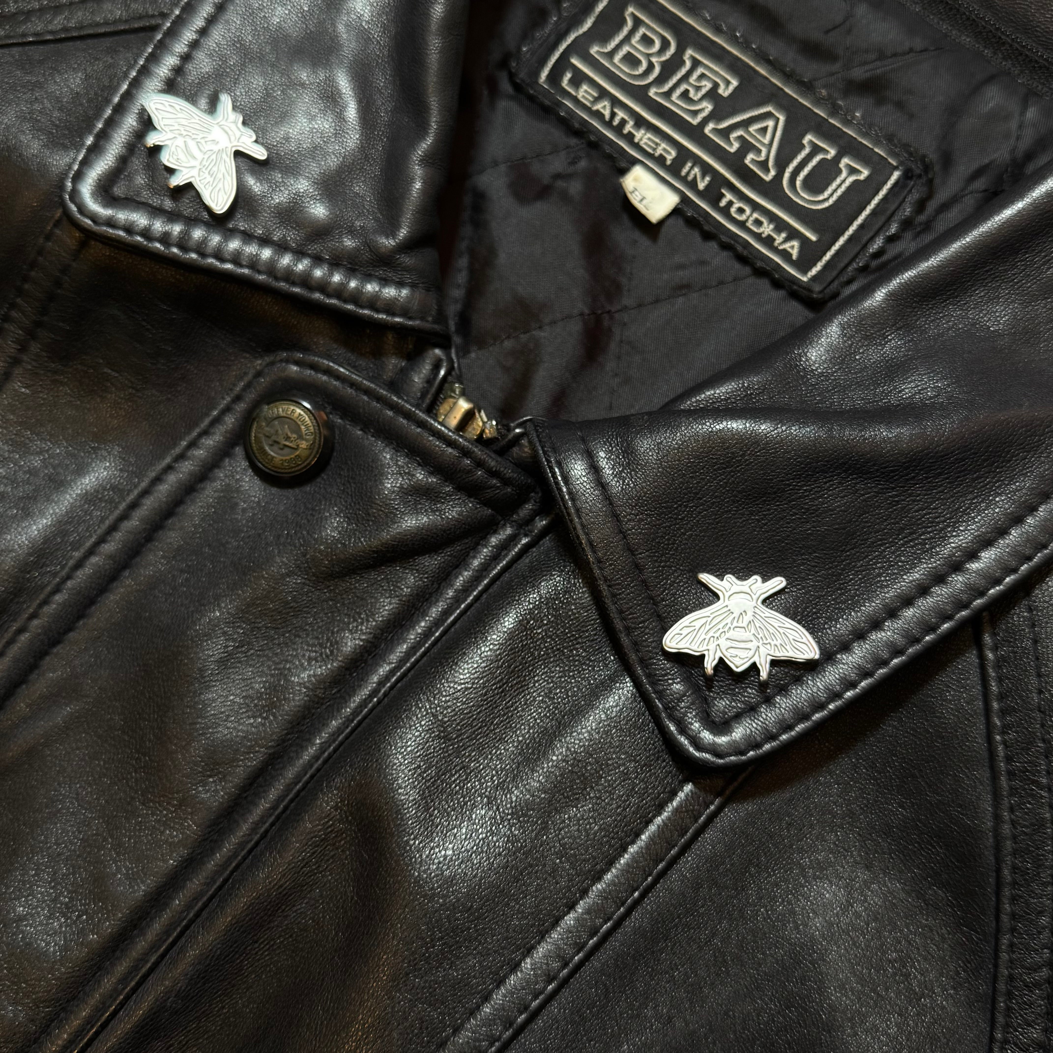 [VINTAGE] LEATHER JACKET “BEAU” (EL)