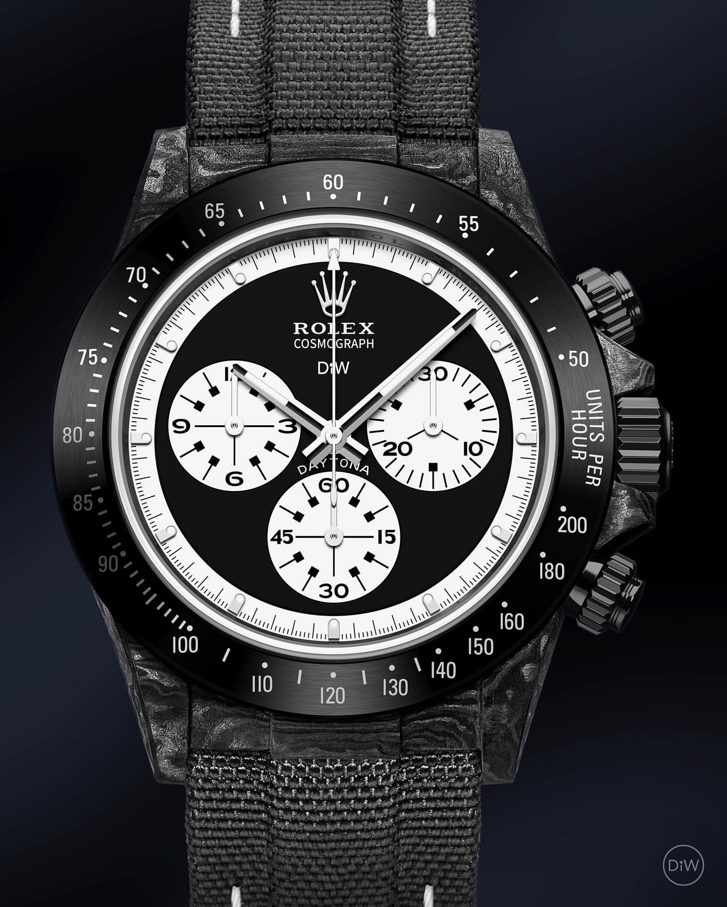 CARBON ROLEX DAYTONA All Black Carbon