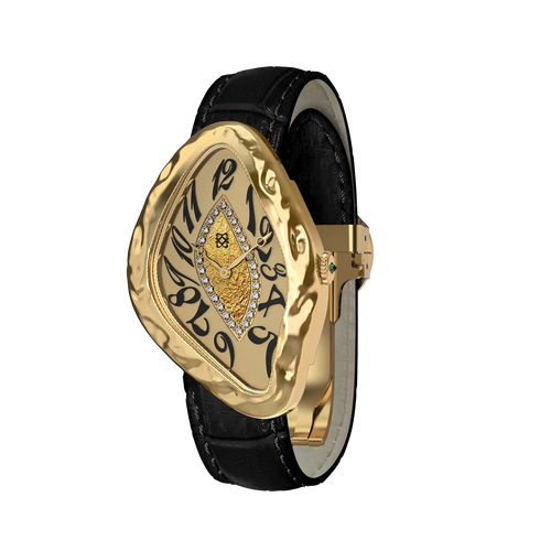 Paradoxe Diamond Watch - Gold Gilt