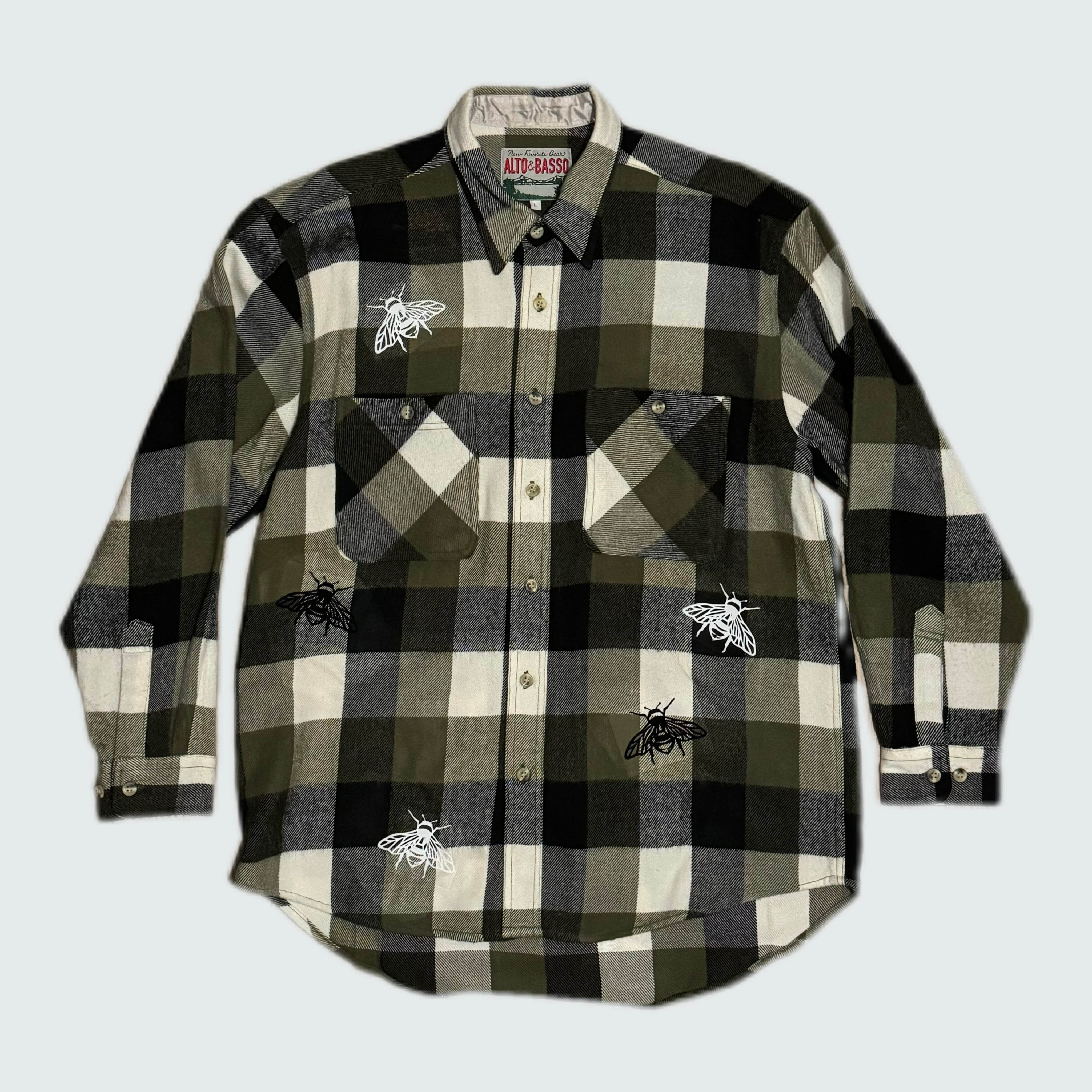 Vintage Plaid Shirt “ALTO BASSO” (L)