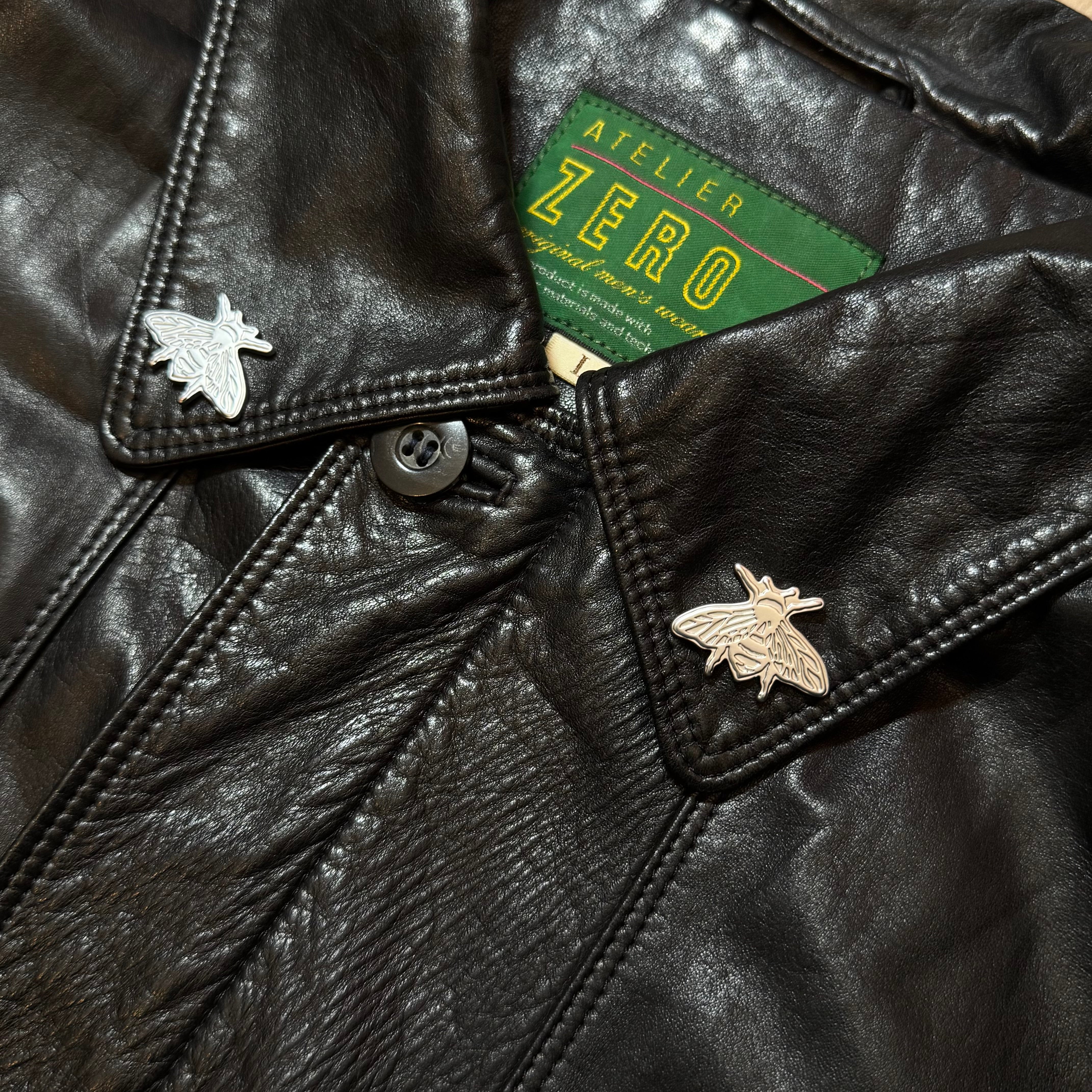 [VINTAGE] LEATHER JACKET “ZERO” (L)