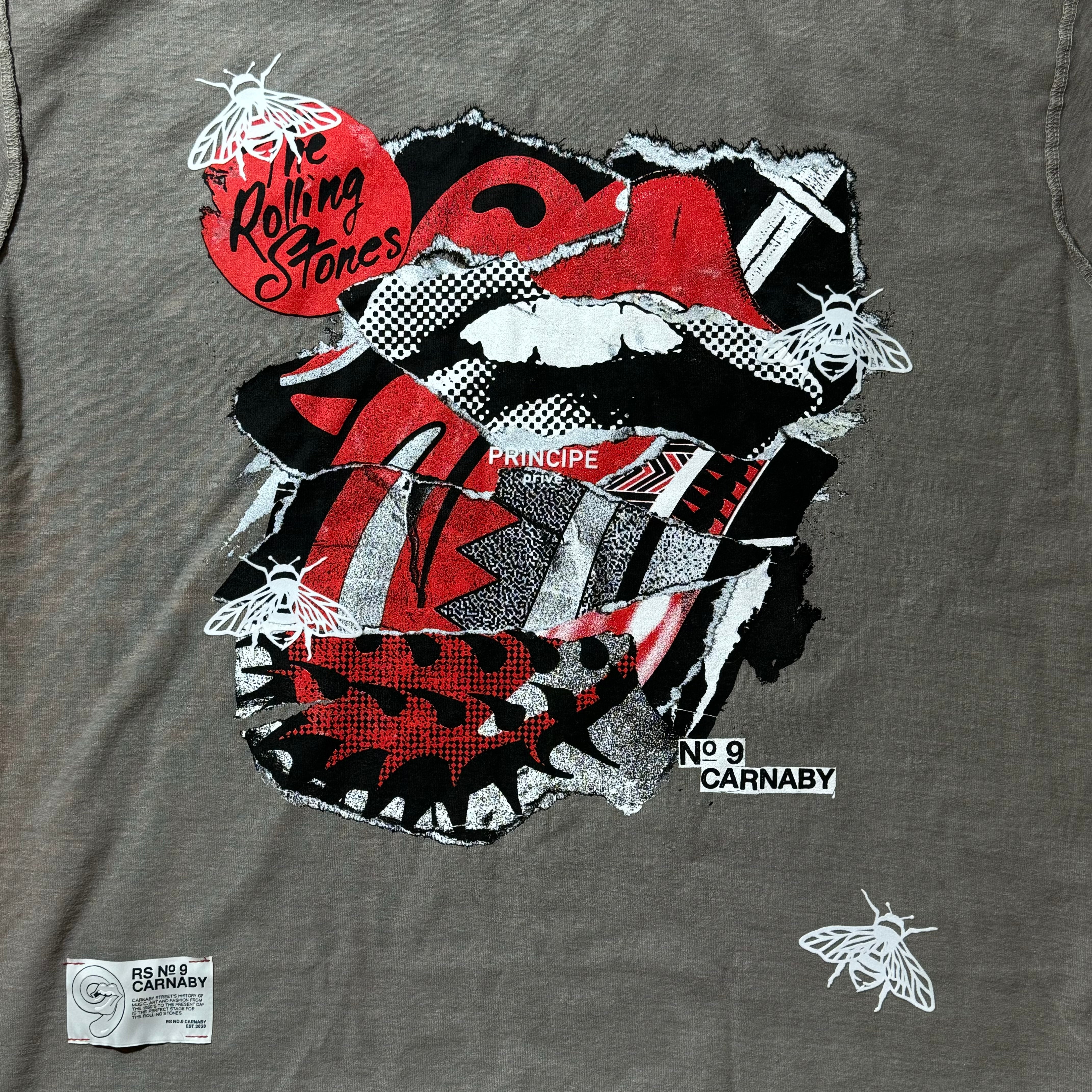 ERAS COLLAGE TONGUE INVERTED T-SHIRT