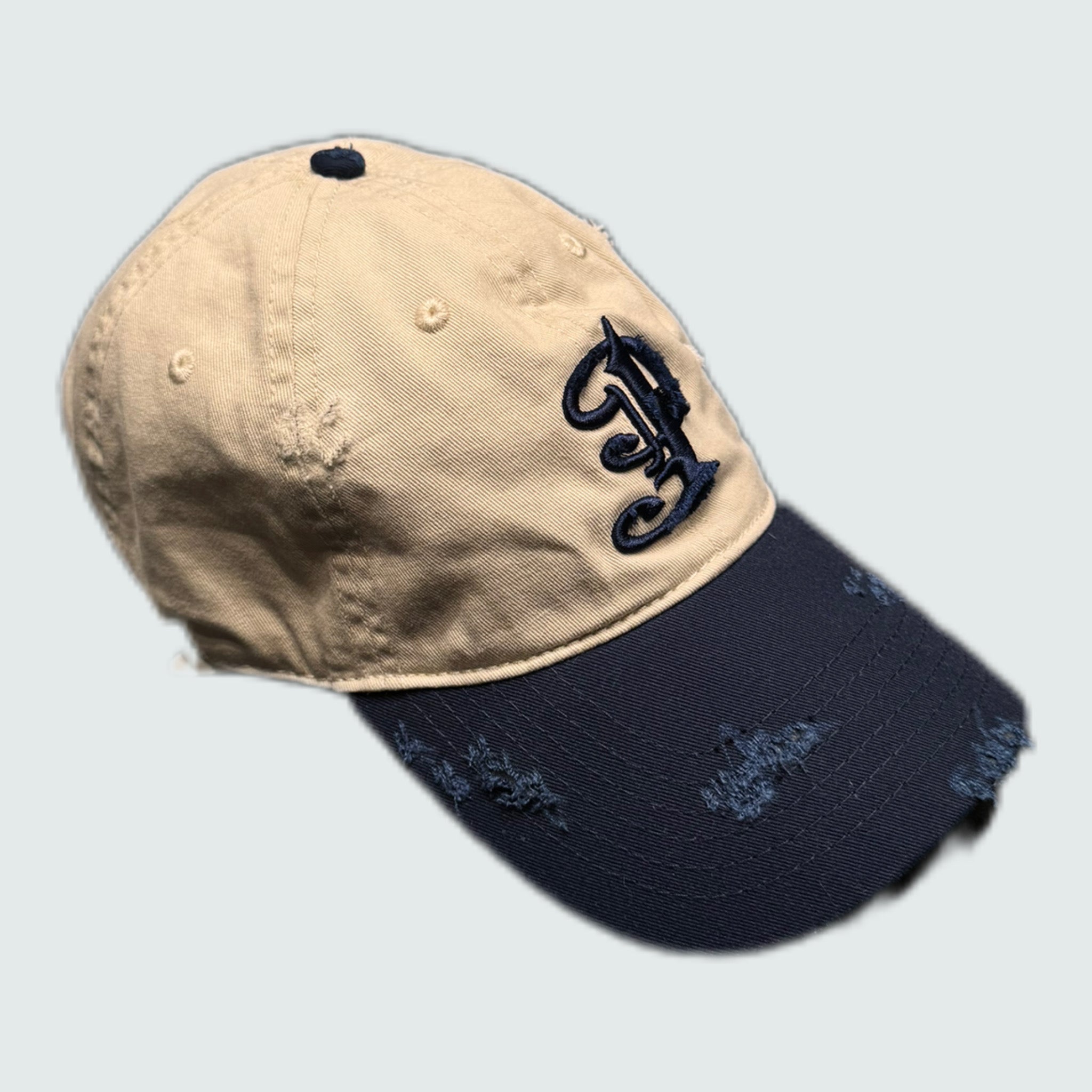 Damaged “P” Logo Cap - Navy