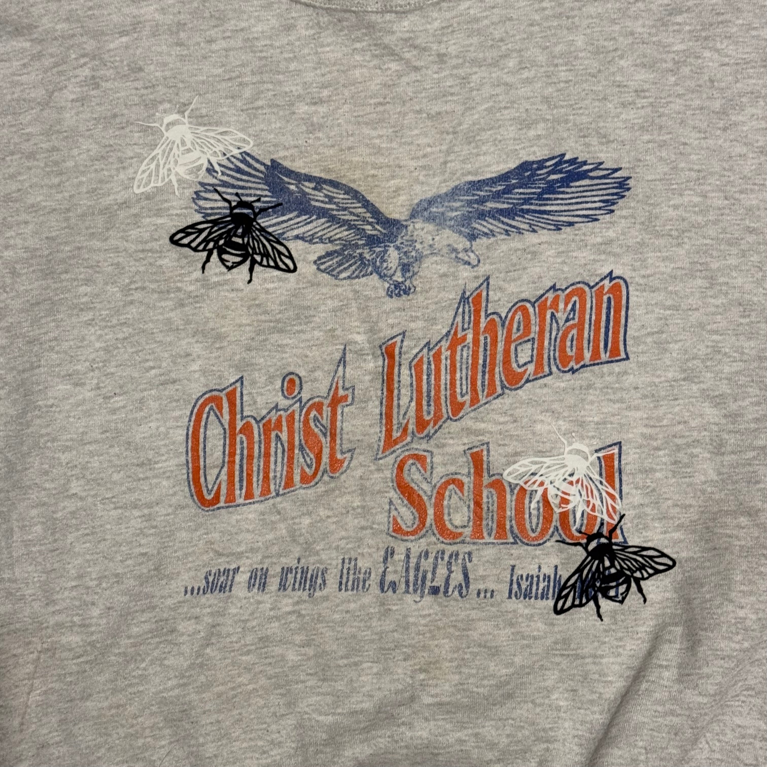 [Vintage] sweat shirts “CHRIST LUTHERAN” (XL)