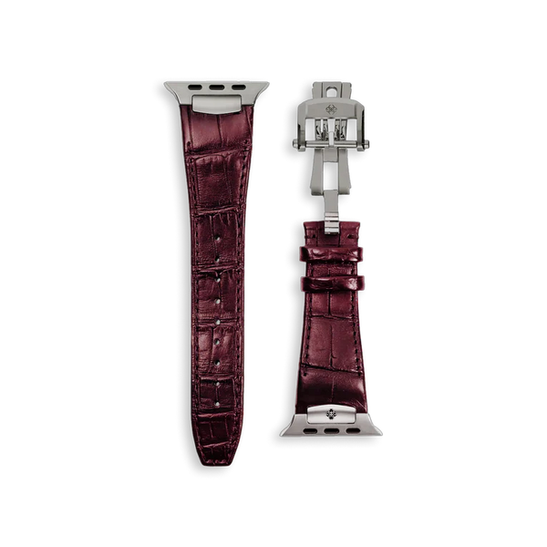 Apple Watch Strap / ALG Leather - Maroon