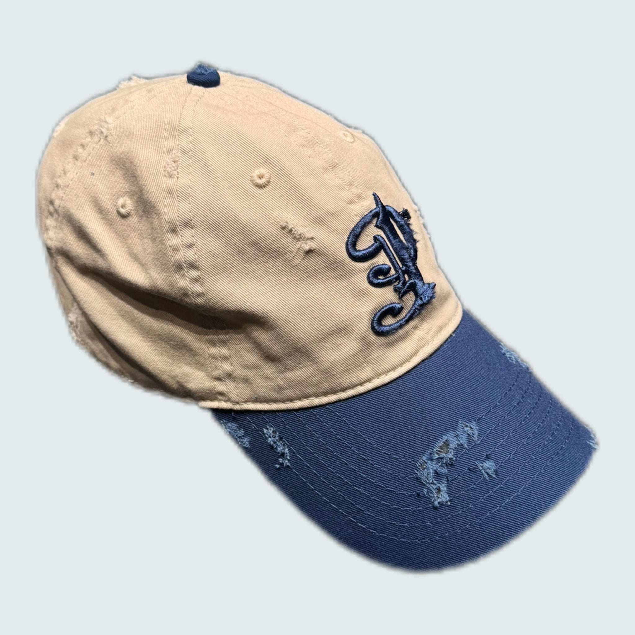 Damaged “P” Logo Cap - Blue