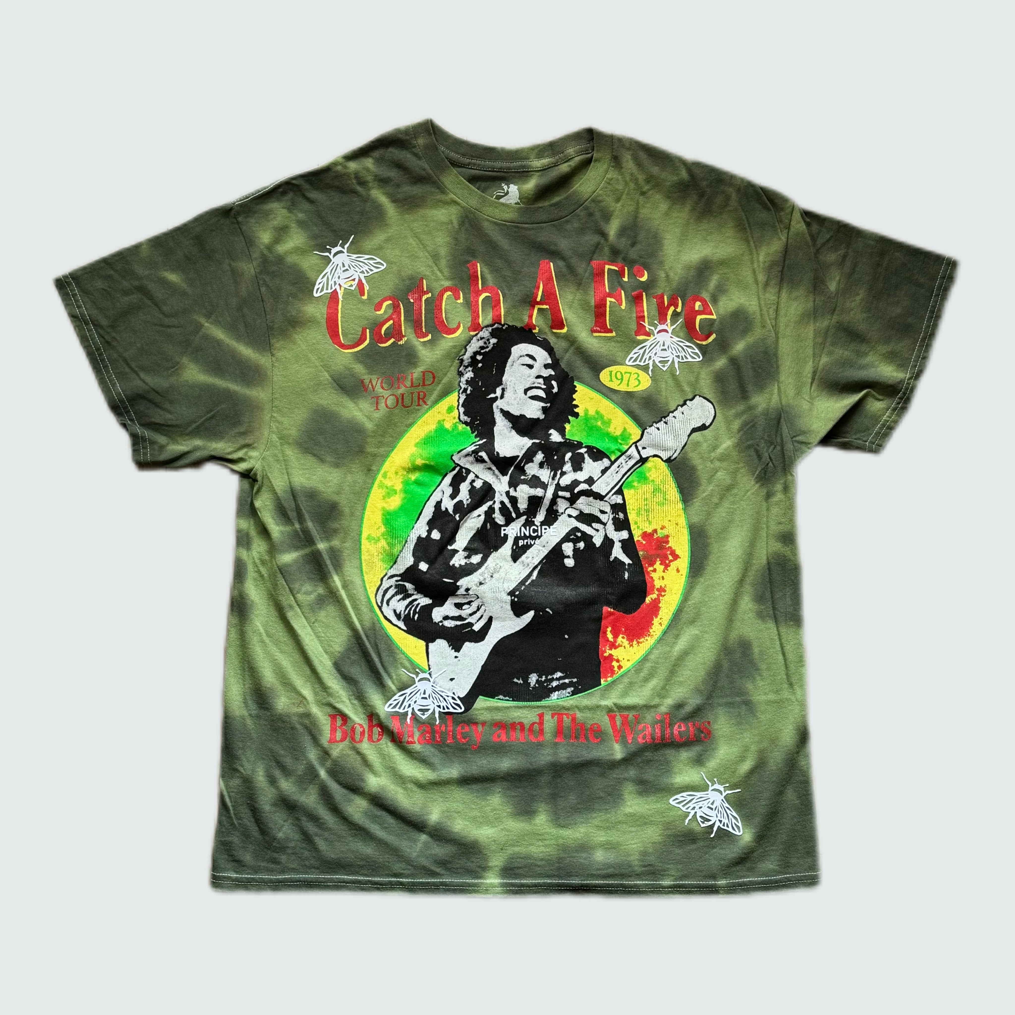 Catch A Fire Tie Dye Green