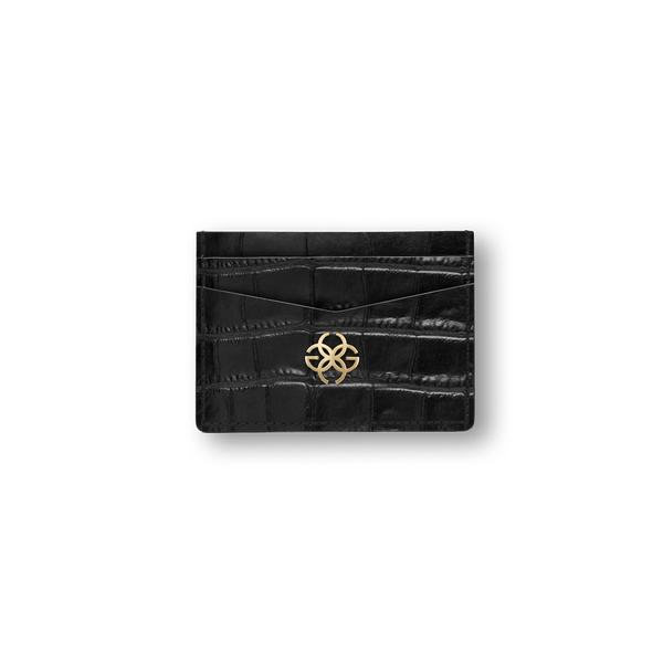 Card holder / Croco embossed